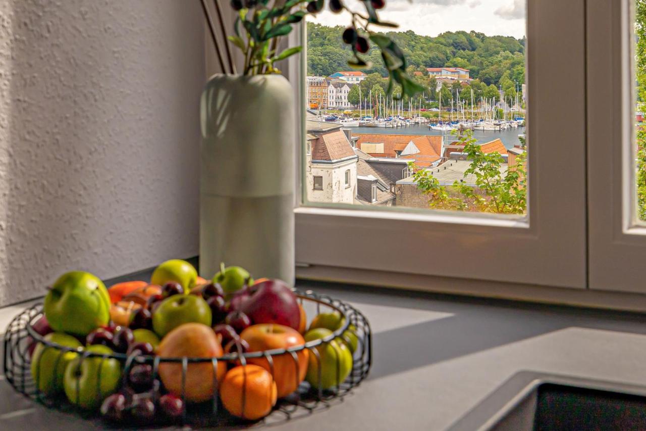 Fewo1846 - Moewensicht - Luxurioese Maisonettewohnung Mit 2 Schlafzimmern Und Hafenblick Flensburg Exteriér fotografie